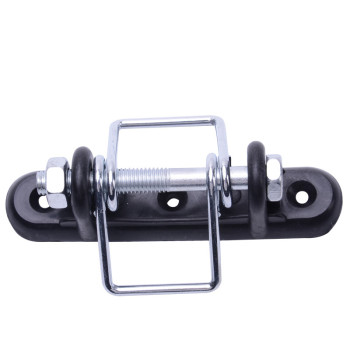 Electric Fence Corner Insulator End Insulator with Buckle for Polytape Wood Post Tape Connector (2 Buckles)