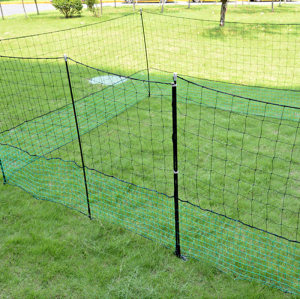 Портативная пластиковая сетка для птицы 12M для выгула цыпленка, PE тяжелая завязанная сетка для птицы, пластиковое ограждение для кроликов