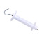 Modern Outdoor Gate Handles,PP Spring Heavy Duty Hook For Sheep, Practical Electric Fence Gate Handle with Anchor and Insulator, White