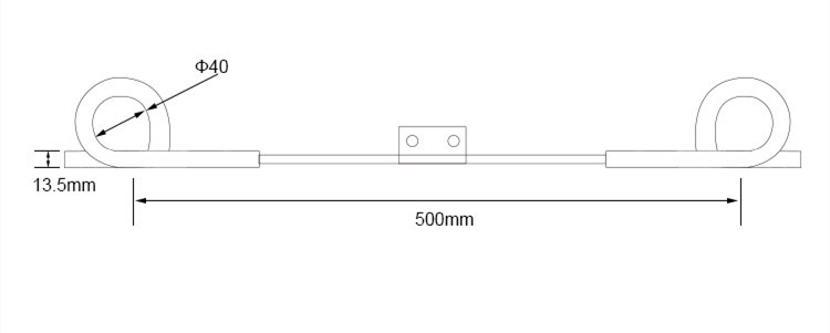 Double Head Pigtail Offset Insulators