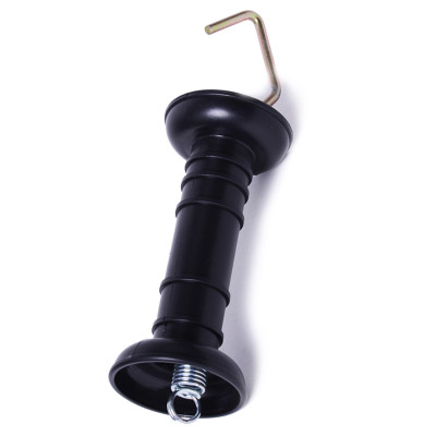 Plastic Gate Handle For Electric Fencing,UV Resistance Insulated Handle with Zinc Plated Hook,Wholesale Spring Gate Handle
