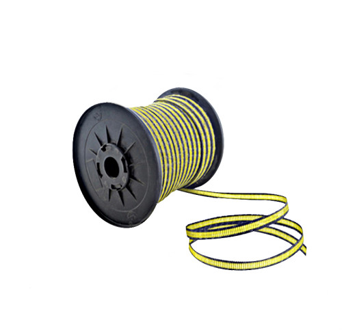 Электрический забор из полиэтиленовой ленты с 12 нержавеющими нержавеющими нитями, устойчивыми к ржавчине, длина 656 футов 200 метров, белый цвет