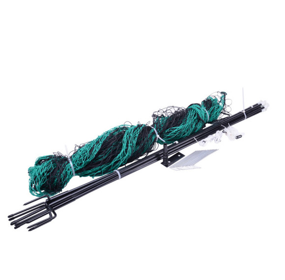 Red de plástico portátil para aves de corral de 12M para gallinero, red de aves de corral anudada pesada de PE, cercas de plástico para conejos