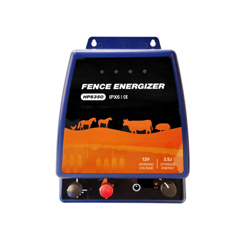 Переносной охранный электрический забор Energizer 3,5 Джоуля для лошадей, 250 акров чистого забора, мощность до 55 миль