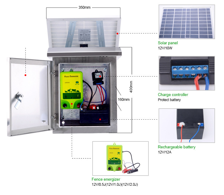 hps fence Solar Power Charge Controller