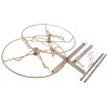 Heavy Duty Steel Spinning Jenny Fence Drahtspender, Spinny Jenny Wire Reel