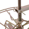 Dispensador de alambre giratorio de acero resistente para vallas Jenny, carrete de alambre Spinny Jenny