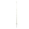 Portable Plastic Electric Fence Posts For Polyrope and Polytape, 60-Inch, White, PP Material Step-in Electric Fence Post