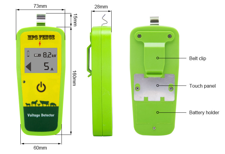 hps fence digital electric fence voltage tester