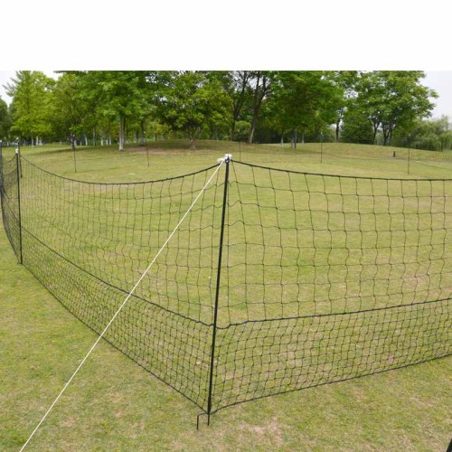 Kit de filet de volaille électrique vert lapin 0.66*50M pour clôture de jardin, kit de filet de clôture électrique anti-lapin, équipement de ferme avicole pour lapins