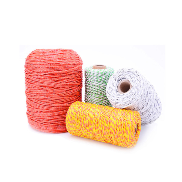 Electric Fence Polywire 1640 Feet, 500 Meter, 3 Stainless Steel Strands, Custom Color Portable Electric Fence Rope