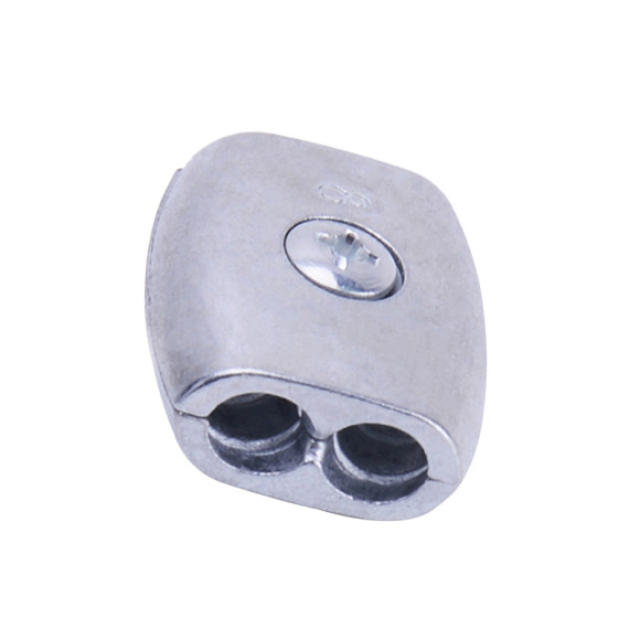 Polyrope Electric Fence Connectors, Field Guardian Polyrope to Polyrope Connector, Aluminium Material