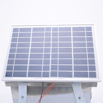 10 Watt 12V (Volt) monokristallines Solarpanel für Elektrozaun Fnergizer，Batteriepfleger mit hohem Wirkungsgrad