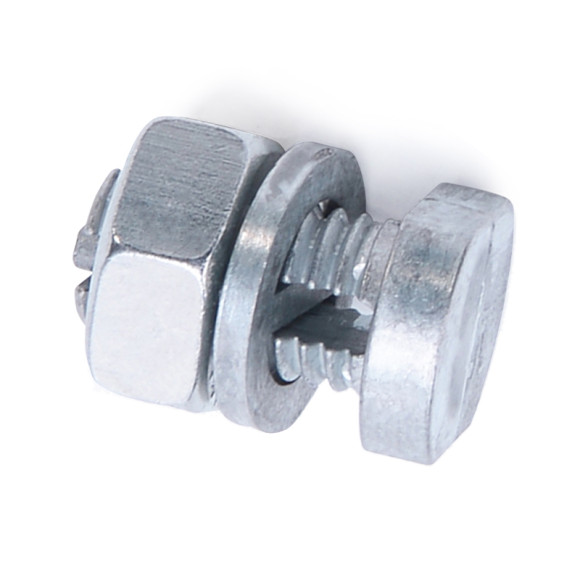 Conectores de alambre de aluminio para vallas eléctricas con cables de hasta 2,5 mm, abrazadera de unión de perno dividido Speedrite, material de aluminio
