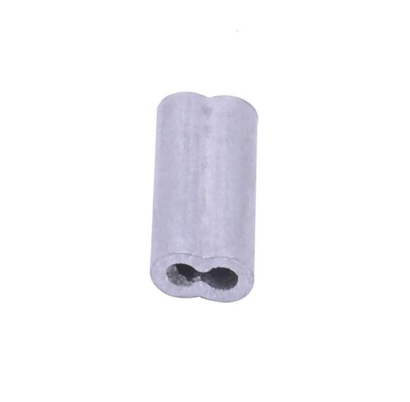 Manguito de bucle de engarzado de aluminio para cable, manguito de engarzado de aluminio, conectores de cerca eléctrica Polyrope para agricultura