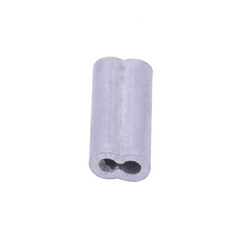Aluminum Crimping Loop Sleeve for Wire Rope, Aluminum crimp sleeve, Polyrope Electric Fence Connectors For Farming
