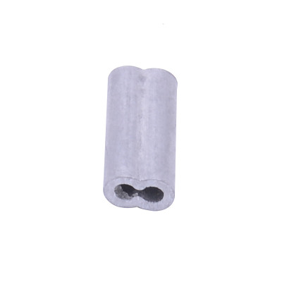 Aluminum Crimping Loop Sleeve for Wire Rope, Aluminum crimp sleeve, Polyrope Electric Fence Connectors For Farming