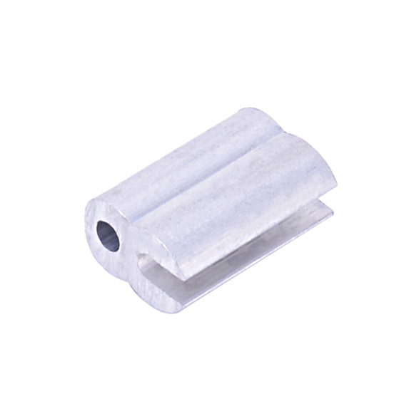 Engarzado de aluminio con manguito de bucle Engarzado de cable para cuerda de alambre, Virola de cable, Mangas de conector de valla eléctrica de aluminio