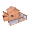 Large Wooden Chicken Coop With Run For Home Backyard, Wooden Pet House Poultry Hutch, Hen House Chicken Coop