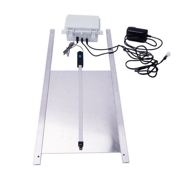 110V-240V Automatic Chicken Coop Door With Actuator, Automatic Chicken Door Coop Opener Kit With Safety Mechanism, Rainproof Outdoor Timer Controller Actuator Motor