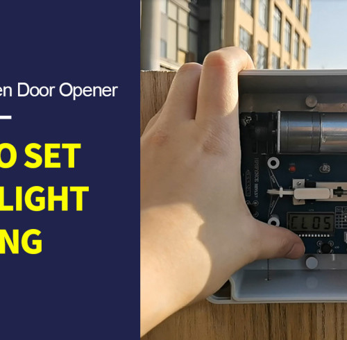 Как установить автоматический открыватель двери для кур AD002 HPS Fence в режим работы Light-Light