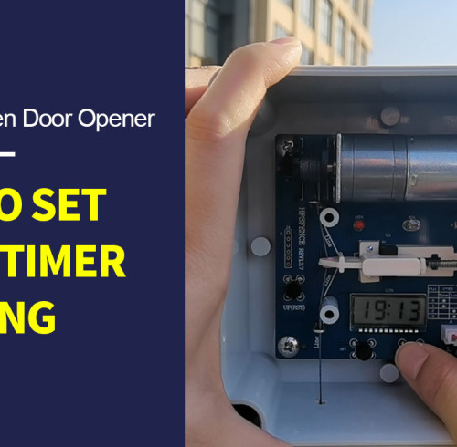 Как установить режим работы таймера-таймера HPS Fence для автоматического открывания дверцы курицы AD002