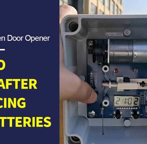 Как выполнить сброс после замены батарей для автоматического открывателя дверцы для кур HPS Fence AD002