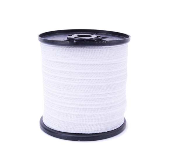 Green Electric Fence Polytape for Deer,  5 Stainless Steel Rust Resistant Strands, Suitable for Portable & Semi Permanent Electric Fences