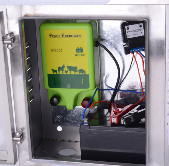 Solar Power Charge Controller Use For Solar Electric Fence Energizer, 10 Amp 12V/24V PWM Negative Ground