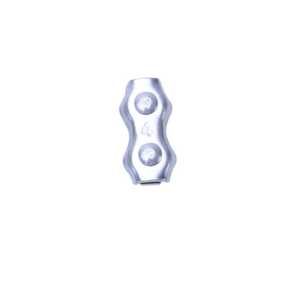 Conector de cuerda de polietileno, empalmador de cables, conector de acero galvanizado para cercas eléctricas, conectores de línea de cerca eléctrica galvanizados de 4 mm