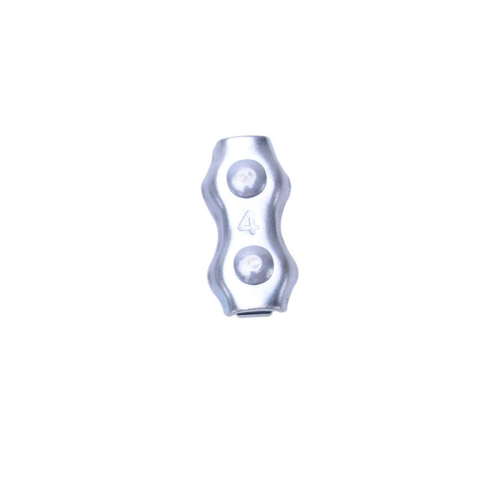 Poly Rope Connector Wires Splicer Galvanized Steel Connector for Electric Fences, 4mm Galvanised Electric Fence Line Connectors