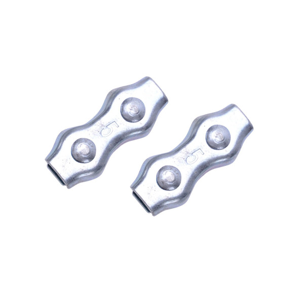 Conectores de alambre de cercado eléctrico de metal de 5 mm, conector de acero galvanizado para cercas eléctricas