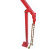 Heavy Duty Power Coated Fence Post Puller with Lifting Chain Puller, T Post Puller for Round Fence Posts T Stakes Sign Post