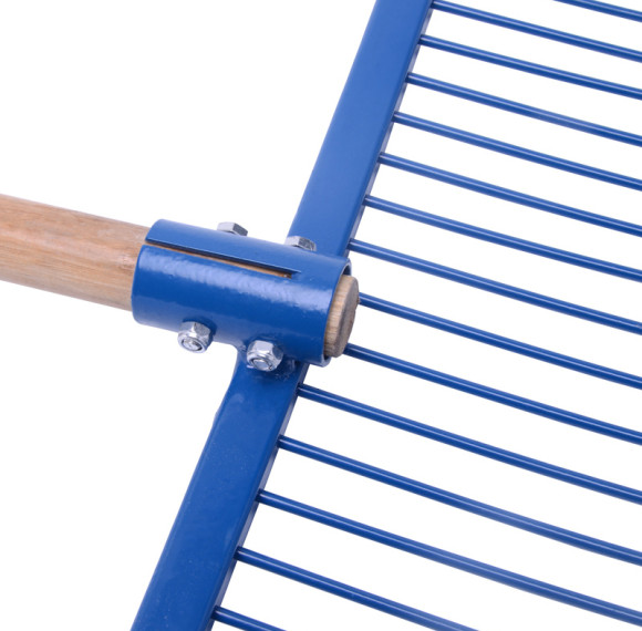 Electric Fence Heavy Duty Metal Steel Garden Hay Fork, 20-Tine Pitch fork