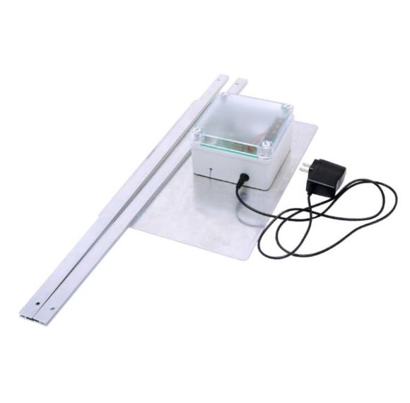 Puerta automática de gallinero con adaptador de 110 V-240 V, puerta de protección automática de sincronización, abridor para aves de corral, animales de granja pequeños