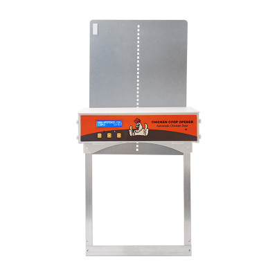 Metal All In One Automatic Chicken Coop Door With LCD Screen, Full Aluminum Doors, Evening And Morning Delayed Opening Timer