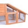 Large Wooden Chicken Coop With Run For Home Backyard, Wooden Pet House Poultry Hutch, Hen House Chicken Coop