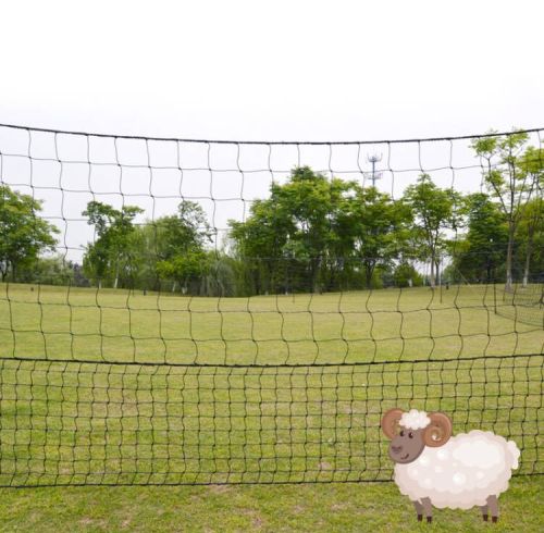 1.25*50M Portable Sheep Electric Poultry Netting Kit, Electric Fence Netting for Sheep, Lambs, Goats, Poultry Netting Wholesaler