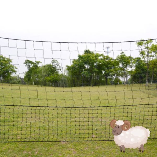 1.25*50M Portable Sheep Electric Poultry Netting Kit, Electric Fence Netting for Sheep, Lambs, Goats, Poultry Netting Wholesaler