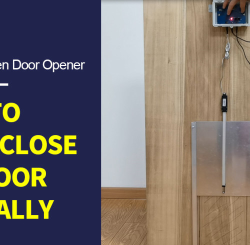 Как открыть дверь вручную для автоматического открывателя двери для цыплят HPS Fence AD004