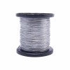 Steel Wire Cable, 7x7 Strand Core 368 lbs Breaking Strength Wire Rope for Outdoor Clothesline String Lights