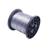 Steel Wire Cable, 7x7 Strand Core 368 lbs Breaking Strength Wire Rope for Outdoor Clothesline String Lights