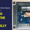 Как открыть дверь вручную для автоматического открывателя двери для кур HPS Fence AD001