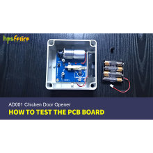 How To Test HPS Fence Automatic Chicken Door Opener AD001 PCB Board