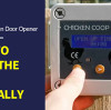 Как открыть дверь вручную для автоматического открывателя двери для кур HPS Fence AD005