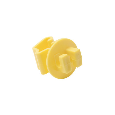 Electric Fence T-Post Insulator,  Standard Snug-fitting T-Post Insulator, Plastic, Yellow