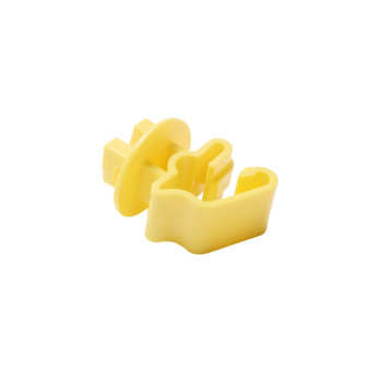 Electric Fence T-Post Insulator,  Standard Snug-fitting T-Post Insulator, Plastic, Yellow