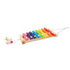 Chicken Xylophone Toy for Chicks Hens Roosters, Wood Xylophone Toy with 8 Metal Keys for Chicks Hens Parrot Bird