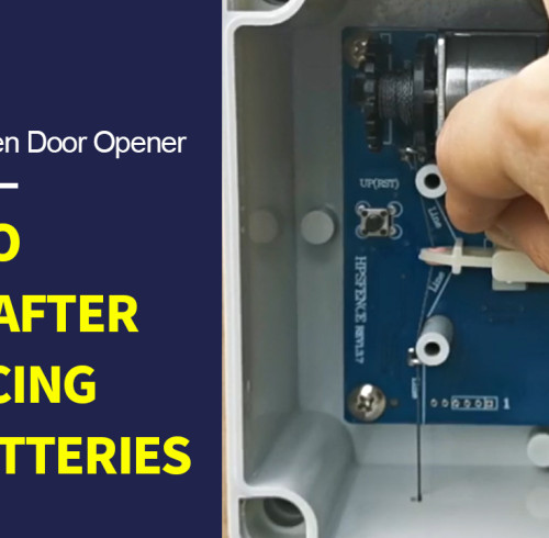 How To Reset After Replacing The Batteries For HPS Fence Automatic Chicken Door Opener AD005