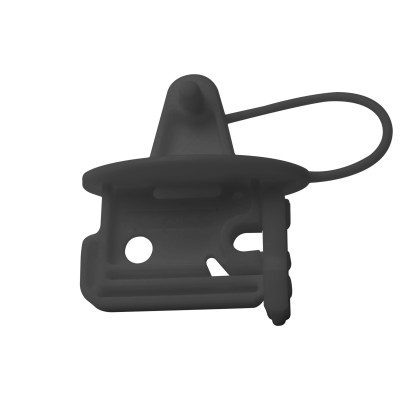 T-Post Plastic Pinlock Insulator For Max.5mm Polywire, Black